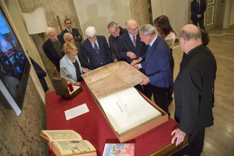 750 anni di Alighieri. Presentazione del facsimile dell’Officiolo