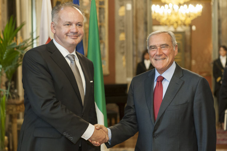 Incontro con il Presidente della Repubblica Slovacca