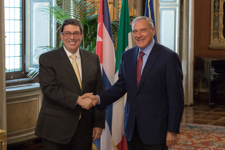 Incontro con il Ministro degli Esteri di Cuba