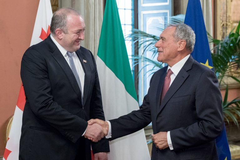 Incontro con il Presidente della Repubblica di Georgia