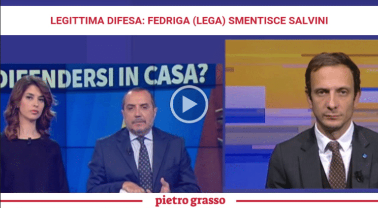Legittima difesa: Fedriga (Lega) smentisce Salvini